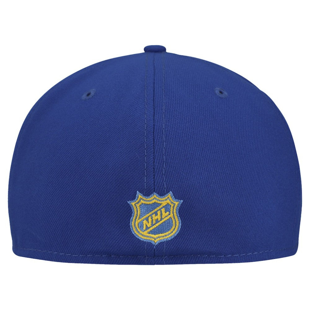 St. Louis Blues New Era Oversized Vintage Arch 59Fifty Fitted Hat - Blue Hats