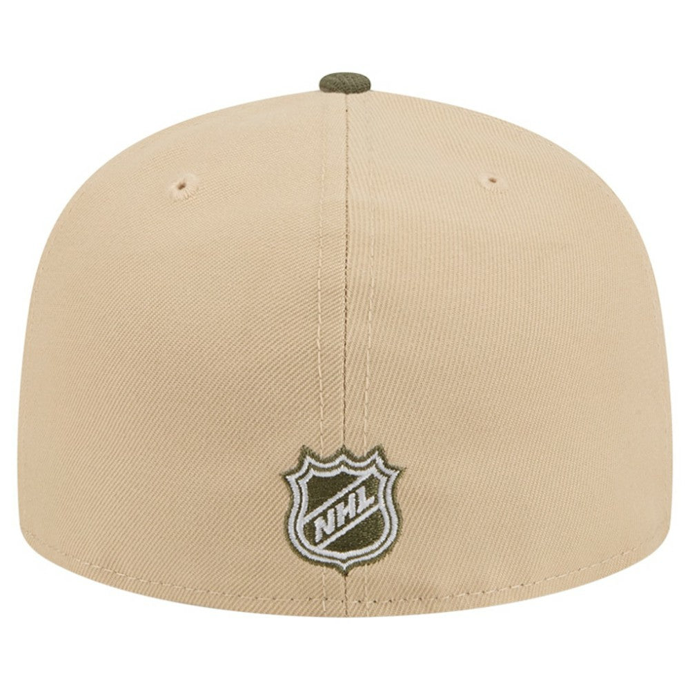 Washington Capitals New Era Color Pack Two-Tone 59FIFTY A-Frame Fitted Hat - Tan/Olive Hats