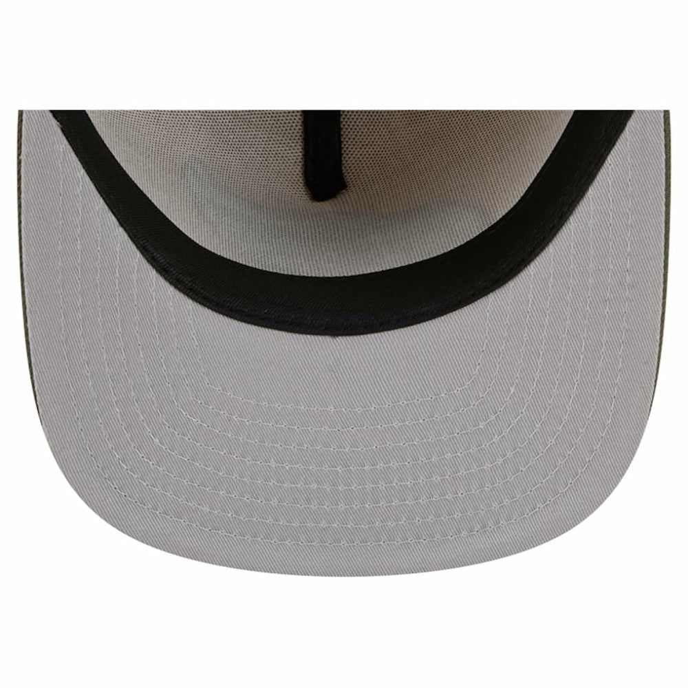 Detroit Red Wings New Era Color Pack Two-Tone 59FIFTY A-Frame Fitted Hat - Tan/Olive Hats