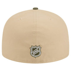 Philadelphia Flyers New Era Color Pack Two-Tone 59FIFTY A-Frame Fitted Hat - Tan/Olive Hats