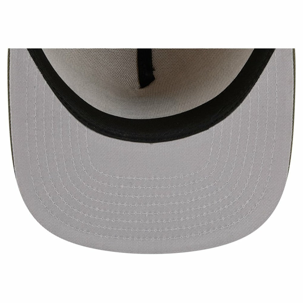Seattle Kraken New Era Color Pack Two-Tone 59FIFTY A-Frame Fitted Hat - Tan/Olive Hats