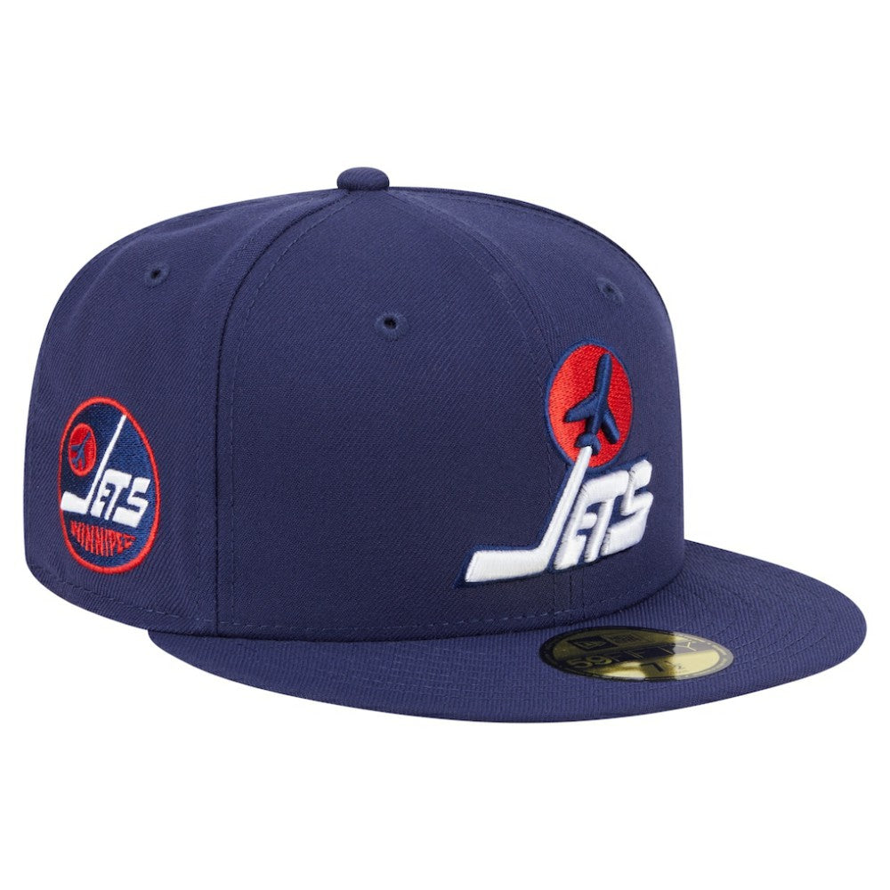 Winnipeg Jets New Era Deceptor 59FIFTY Fitted Hat - Navy Hats