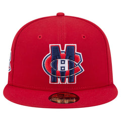 Montreal Canadiens New Era Deceptor 59FIFTY Fitted Hat - Red Hats