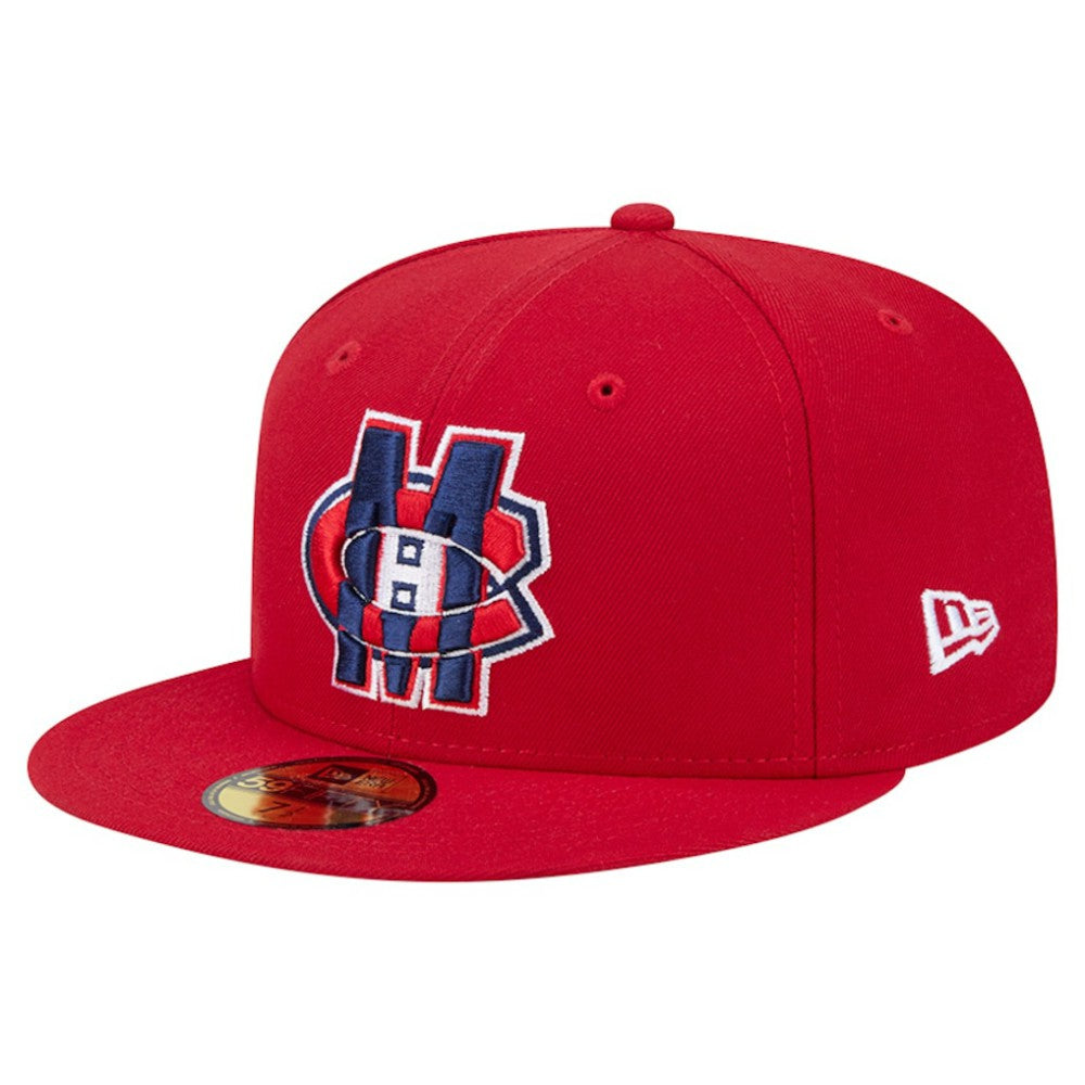 Montreal Canadiens New Era Deceptor 59FIFTY Fitted Hat - Red Hats
