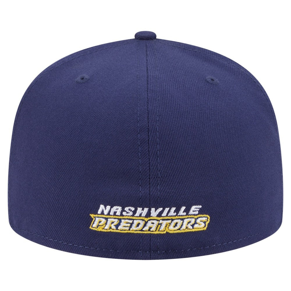 Nashville Predators New Era Deceptor 59FIFTY Fitted Hat - Navy Hats