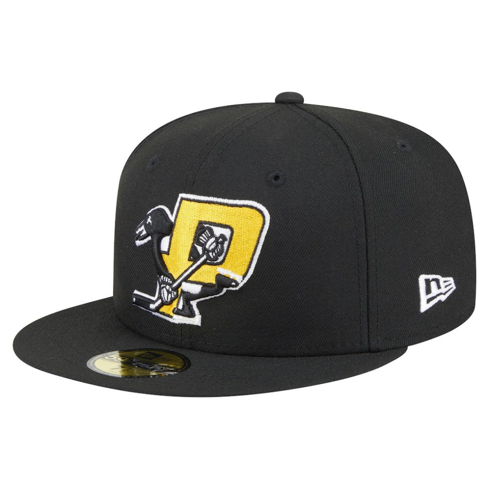 Pittsburgh Penguins New Era Deceptor 59FIFTY Fitted Hat - Black Hats