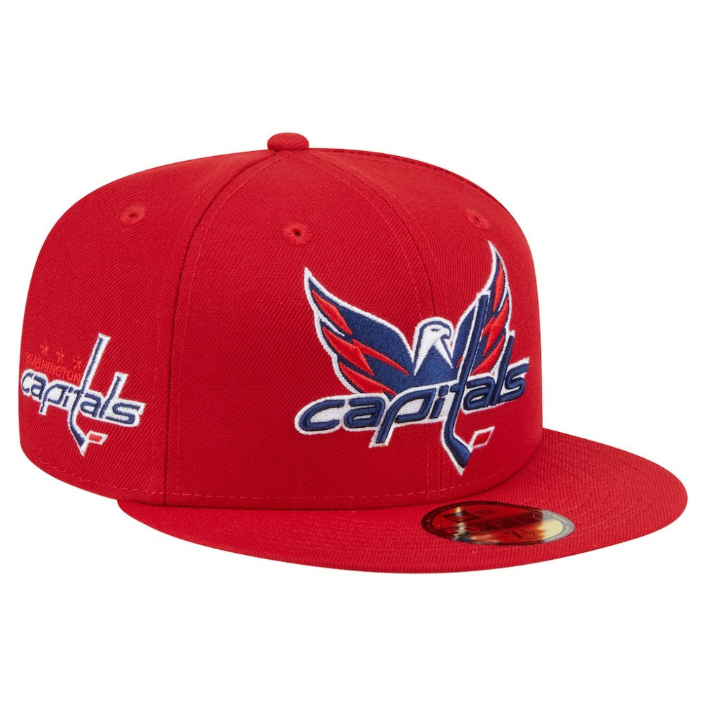 Washington Capitals New Era Deceptor 59FIFTY Fitted Hat - Red Hats