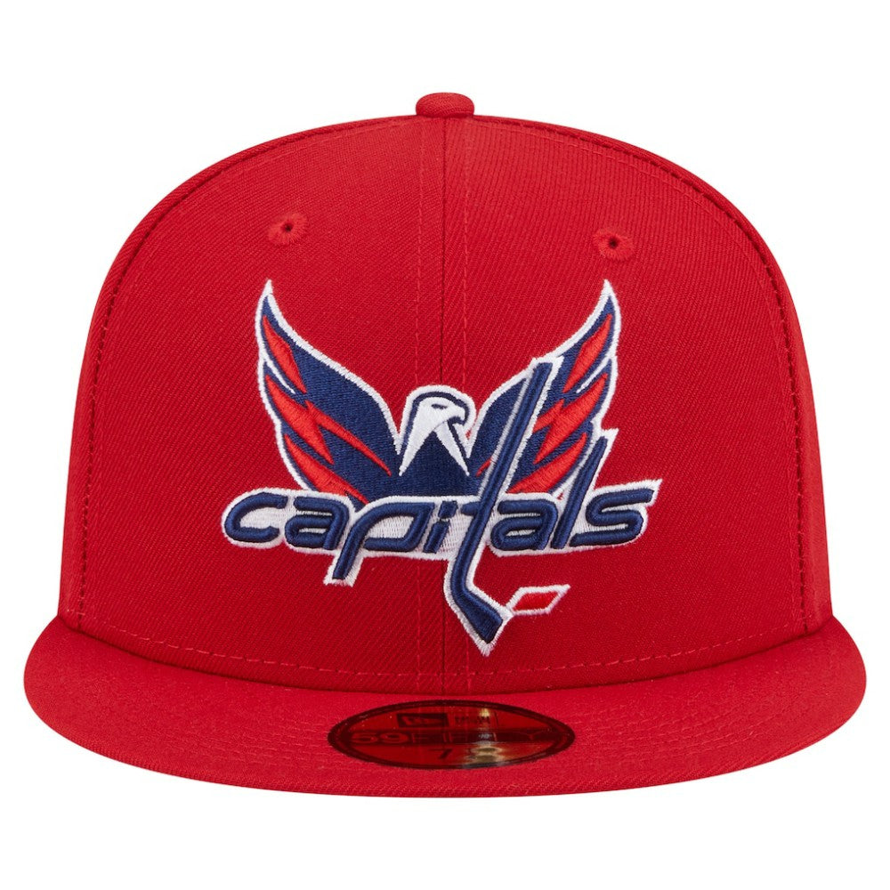 Washington Capitals New Era Deceptor 59FIFTY Fitted Hat - Red Hats