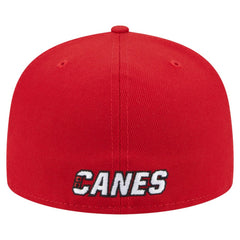 Carolina Hurricanes New Era Deceptor 59FIFTY Fitted Hat - Red Hats