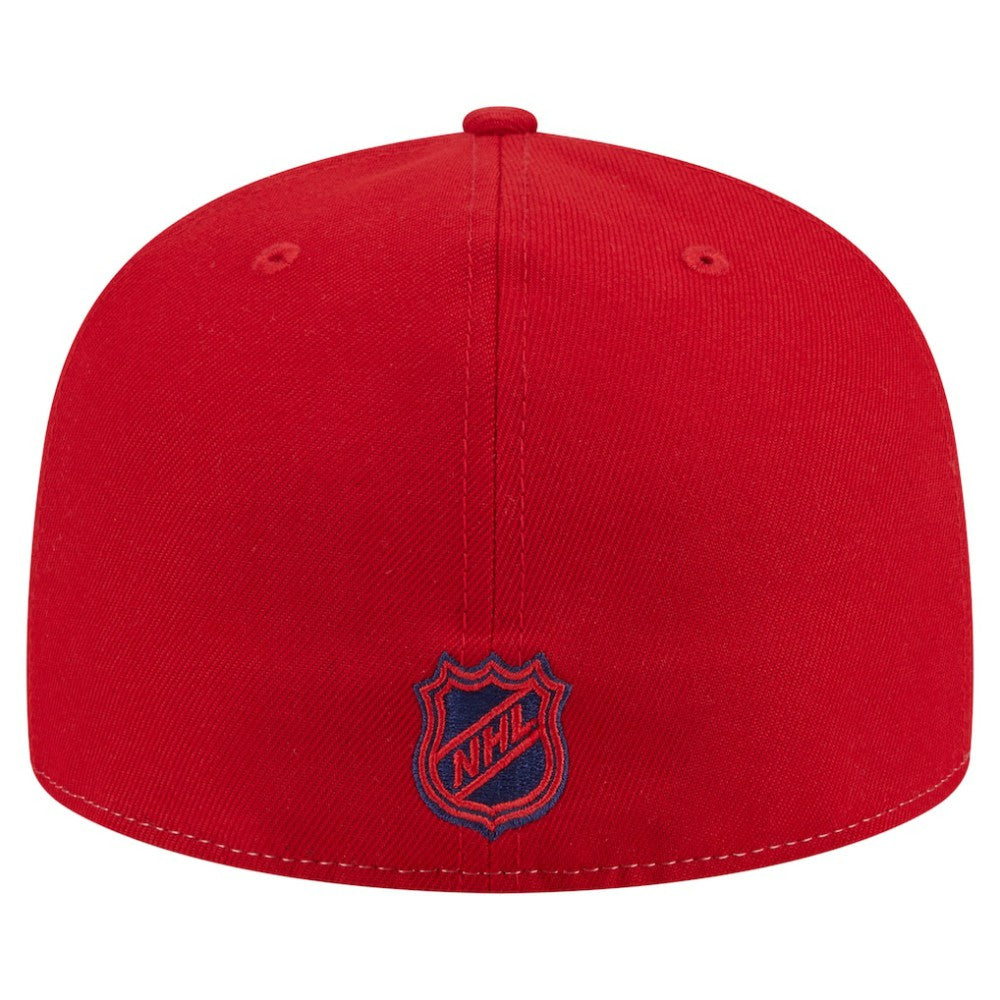 Washington Capitals New Era Repeat Two-Tone 59FIFTY Fitted Hat - White/Red Hats