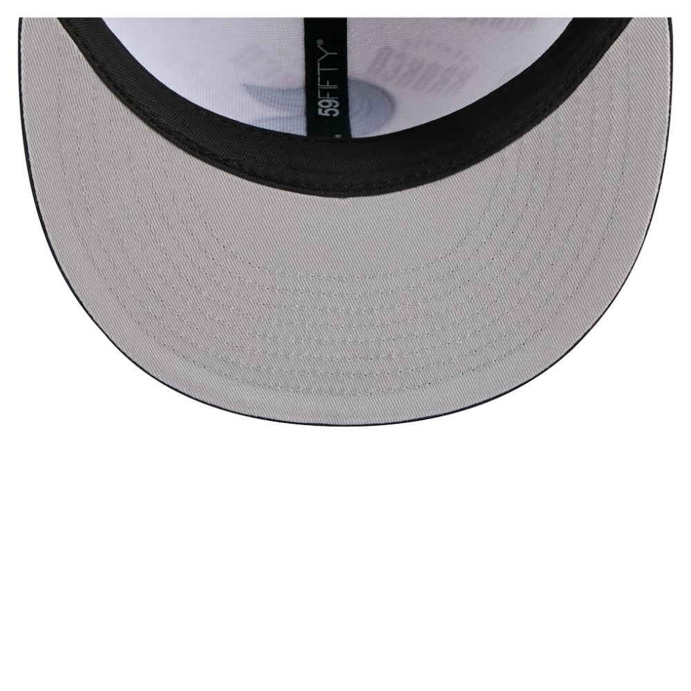 Seattle Kraken New Era Repeat Two-Tone 59FIFTY Fitted Hat - White/Deep Sea Blue Hats