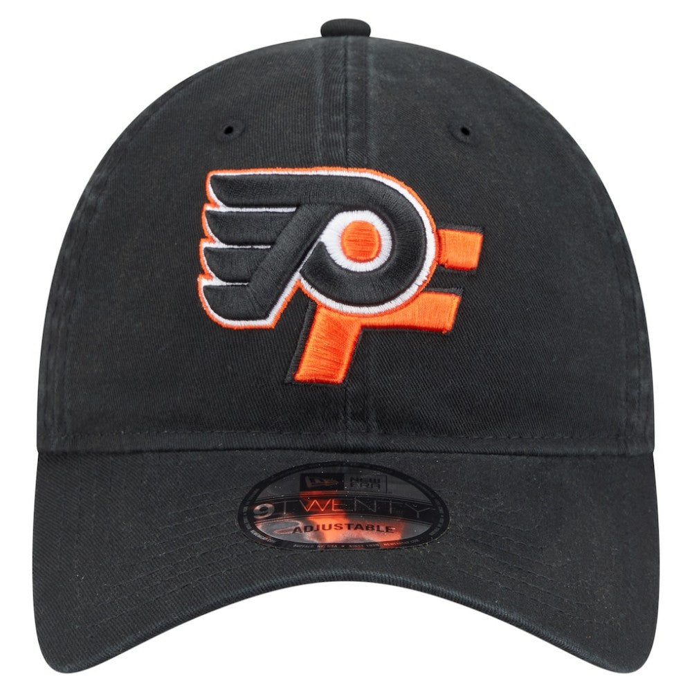 Philadelphia Flyers New Era Deceptor 9TWENTY Adjustable Hat - Black Hats