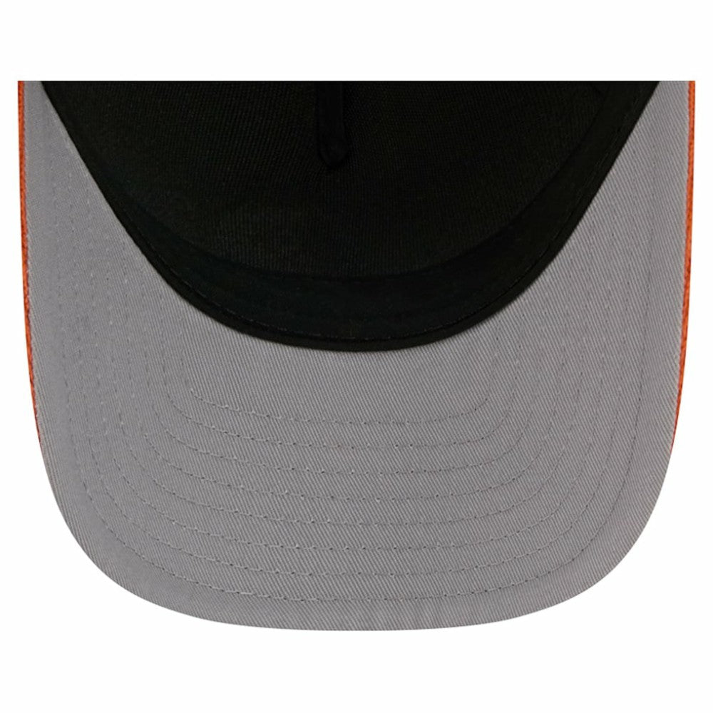 Philadelphia Flyers New Era Hockey Sock 9FORTY A-Frame M-Crown Adjustable Trucker Hat - Orange/Black Hats