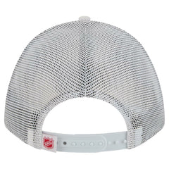 Detroit Red Wings New Era Hockey Sock 9FORTY A-Frame M-Crown Adjustable Trucker Hat - White/Red Hats