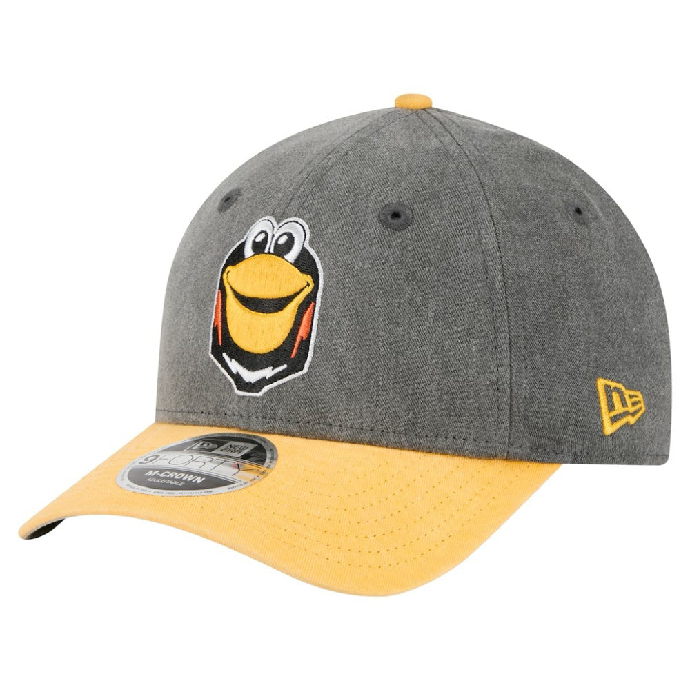 Pittsburgh Penguins New Era Mascot 2-Tone 9FORTY Adjustable Hat - Black/Gold Hats