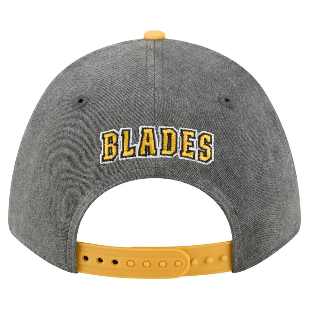 Boston Bruins New Era Mascot 2-Tone 9FORTY Adjustable Hat - Black/Gold Hats