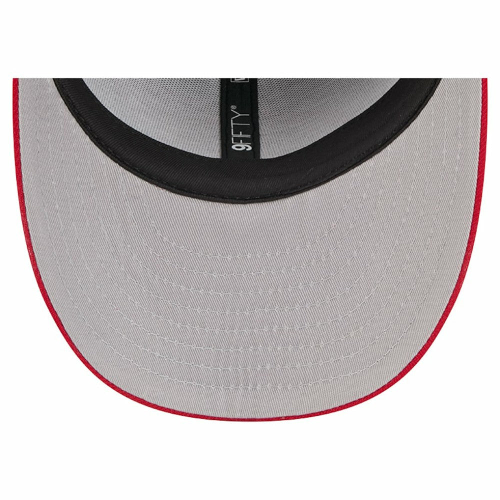 Detroit Red Wings New Era Wool Pin Low Profile 9FIFTY Snapback Hat - Gray/Red Hats