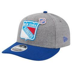 New York Rangers New Era Wool Pin Low Profile 9FIFTY Snapback Hat - Gray/Blue Hats