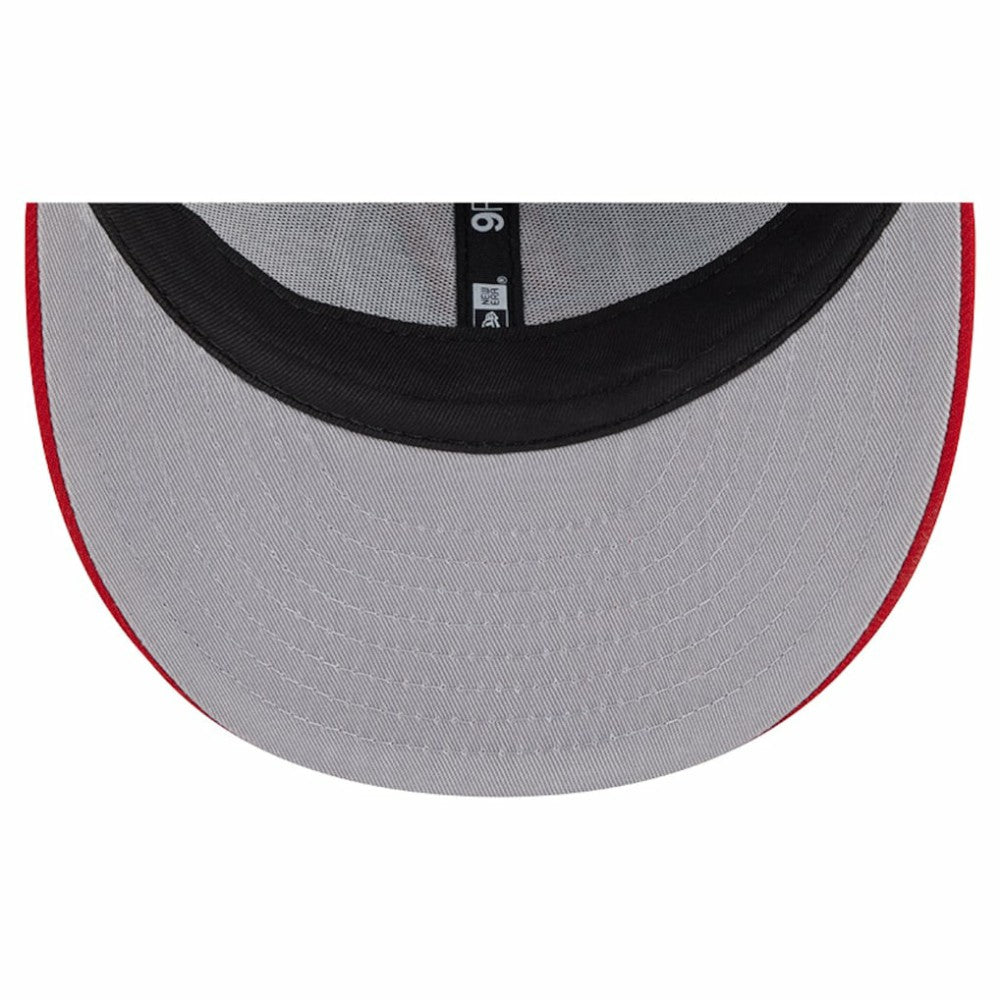 New Jersey Devils New Era Wool Pin Low Profile 9FIFTY Snapback Hat - Gray/Red Jerseys