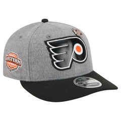 Philadelphia Flyers New Era Wool Pin Low Profile 9FIFTY Snapback Hat - Gray/Black Hats