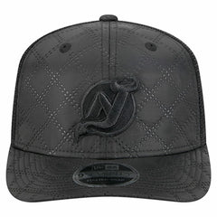 New Jersey Devils New Era Quilted Nylon 9SEVENTY Adjustable Trucker Hat - Black Jerseys