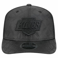 Los Angeles Kings New Era Quilted Nylon 9SEVENTY Adjustable Trucker Hat - Black Hats