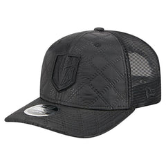 Vegas Golden Knights New Era Quilted Nylon 9SEVENTY Adjustable Trucker Hat - Black Hats