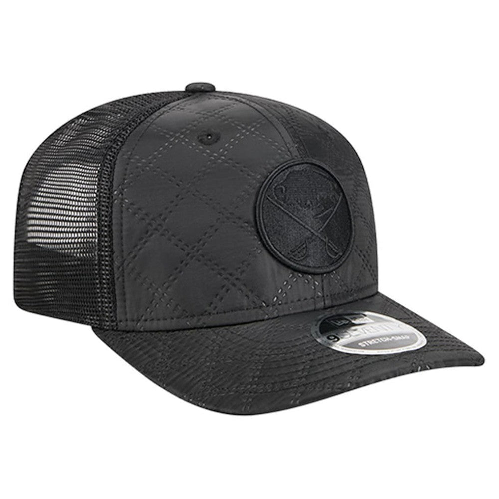 Buffalo Sabres New Era Quilted Nylon 9SEVENTY Adjustable Trucker Hat - Black Hats