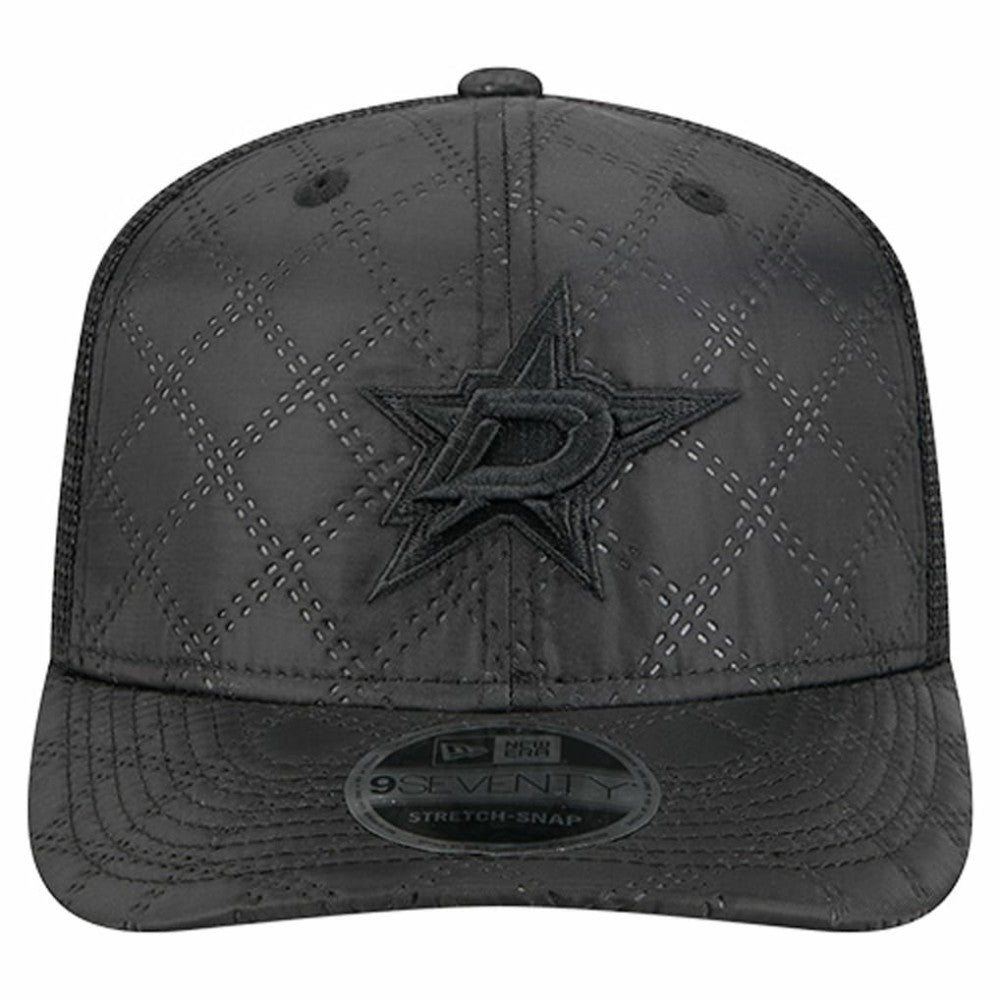 Dallas Stars New Era Quilted Nylon 9SEVENTY Adjustable Trucker Hat - Black Hats