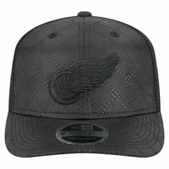 Detroit Red Wings New Era Quilted Nylon 9SEVENTY Adjustable Trucker Hat - Black Hats