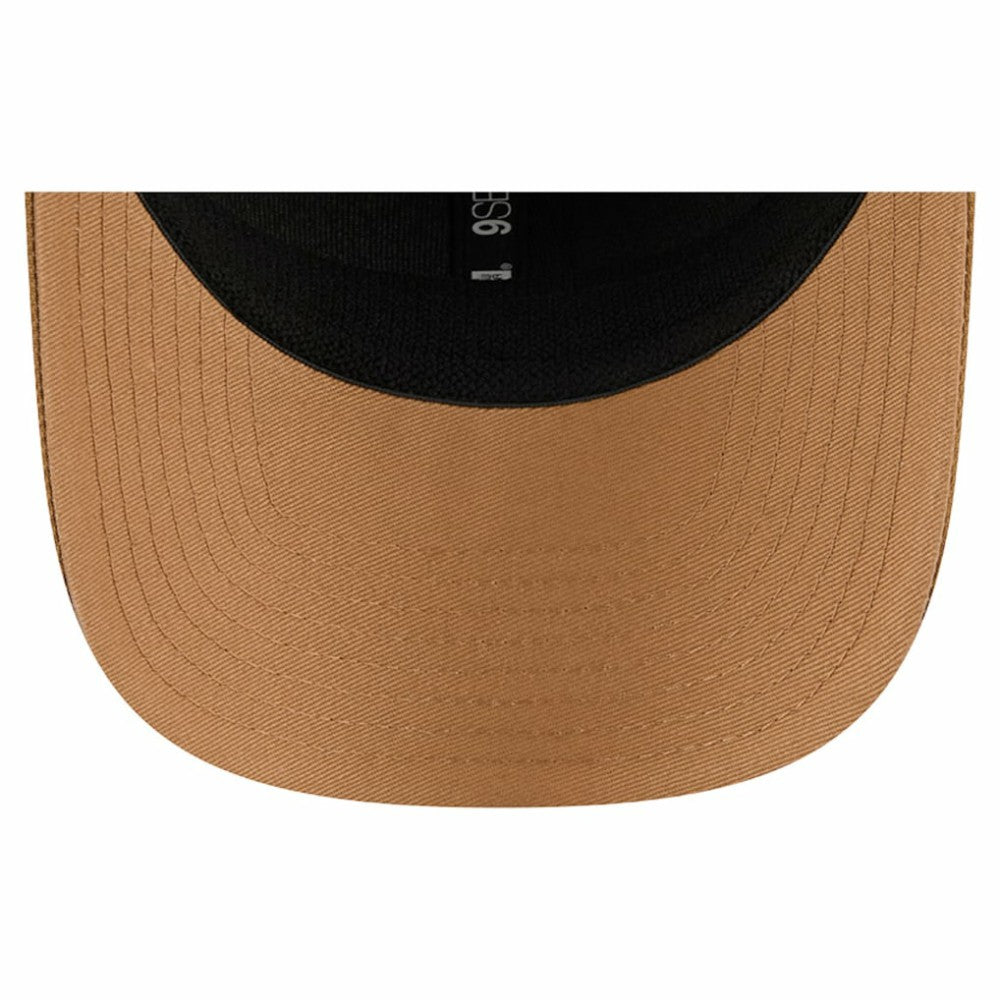New York Rangers New Era Two-Tone Trucker 9SEVENTY Stretch Snap Adjustable Hat - Tan/Light Brown Hats