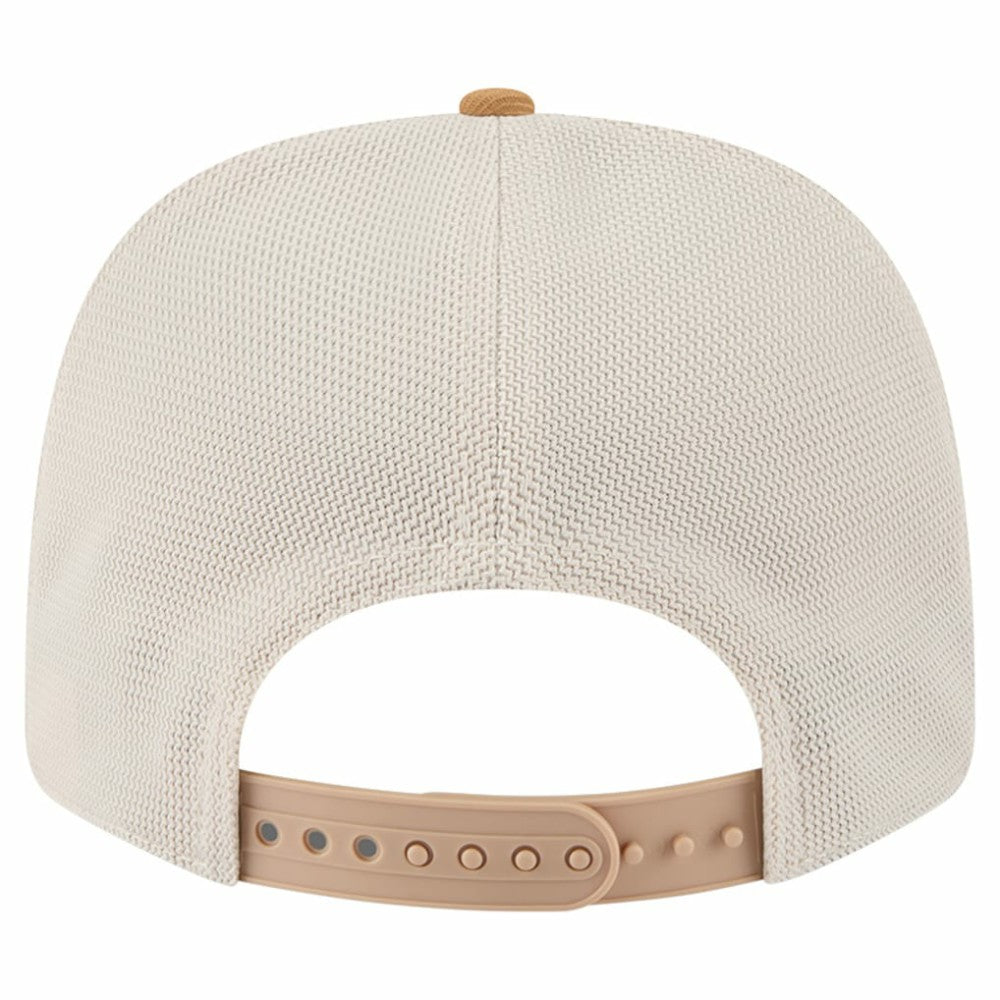 Pittsburgh Penguins New Era Two-Tone Trucker 9SEVENTY Stretch Snap Adjustable Hat - Tan/Light Brown Hats