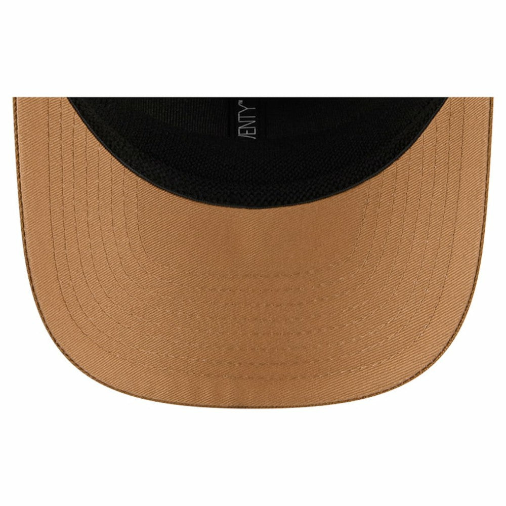 Pittsburgh Penguins New Era Two-Tone Trucker 9SEVENTY Stretch Snap Adjustable Hat - Tan/Light Brown Hats