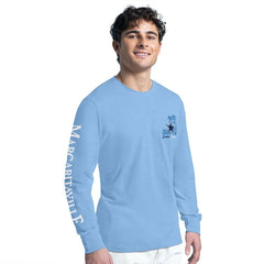 Dallas Cowboys G-III Sports by Carl Banks Margaritaville It's Five O'Clock Somewhere Long Sleeve T-Shirt - Light Blue on sale