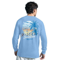 Dallas Cowboys G-III Sports by Carl Banks Margaritaville It's Five O'Clock Somewhere Long Sleeve T-Shirt - Light Blue on sale