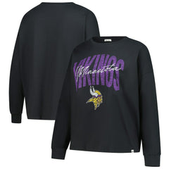 Minnesota Vikings '47 Women's Plus Size Muse Sydney Long Sleeve T-Shirt - Black cheap