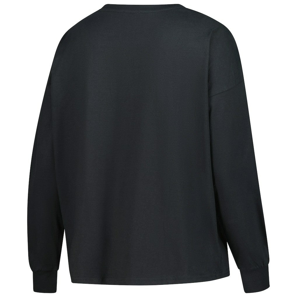 Cincinnati Bengals '47 Women's Plus Size Muse Sydney Long Sleeve T-Shirt - Black sale