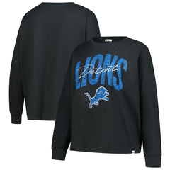Detroit Lions '47 Women's Plus Size Muse Sydney Long Sleeve T-Shirt - Black sale