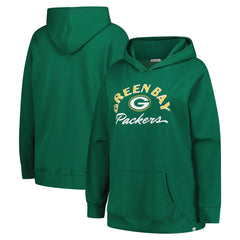 Green Bay Packers '47 Women's Plus Size Whirlwind Naomi Hoodie - Green on sale