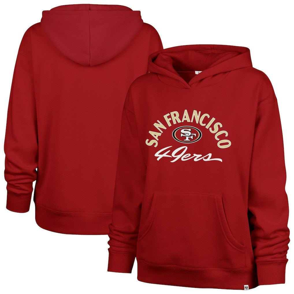 San Francisco 49ers '47 Women's Plus Size Whirlwind Naomi Hoodie - Scarlet online