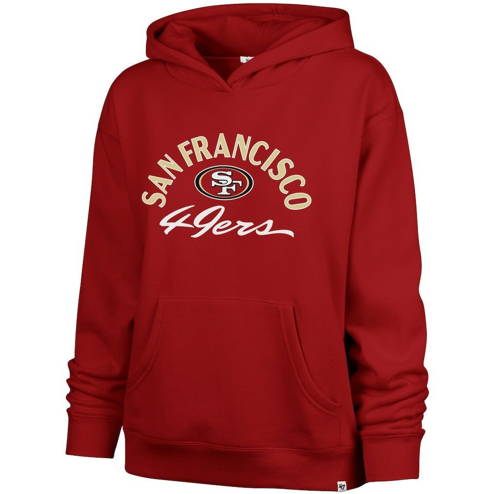 San Francisco 49ers '47 Women's Plus Size Whirlwind Naomi Hoodie - Scarlet online