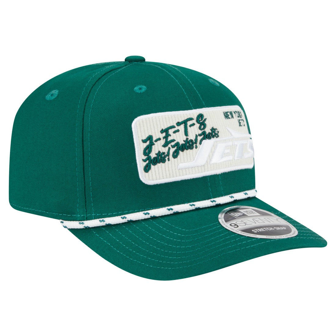 New York Jets New Era Chant 9SEVENTY Stretch-Snap Hat - Green on sale