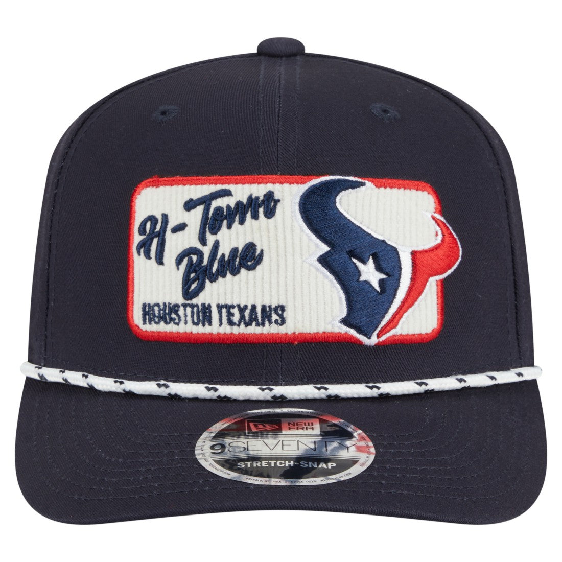 Houston Texans New Era Chant 9SEVENTY Stretch-Snap Hat - Navy on sale
