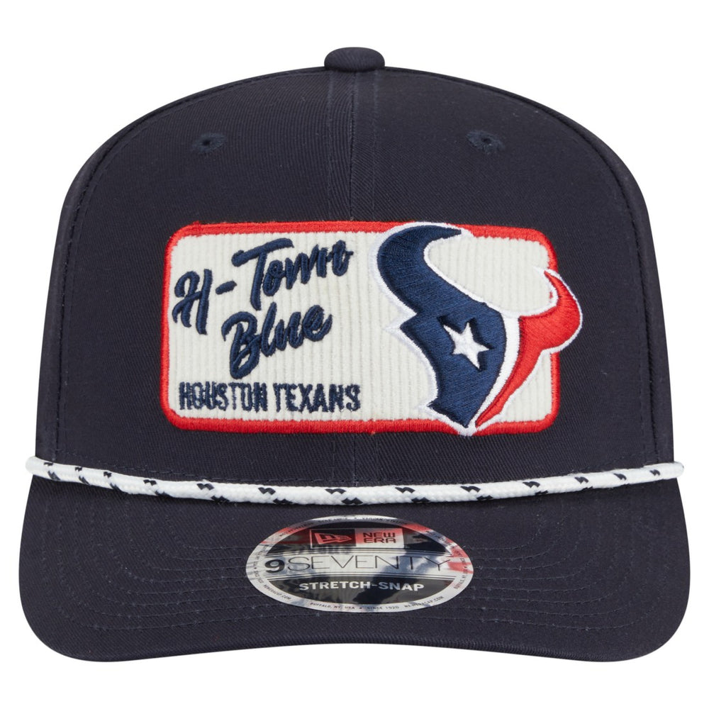 Houston Texans New Era Chant 9SEVENTY Stretch-Snap Hat - Navy on sale