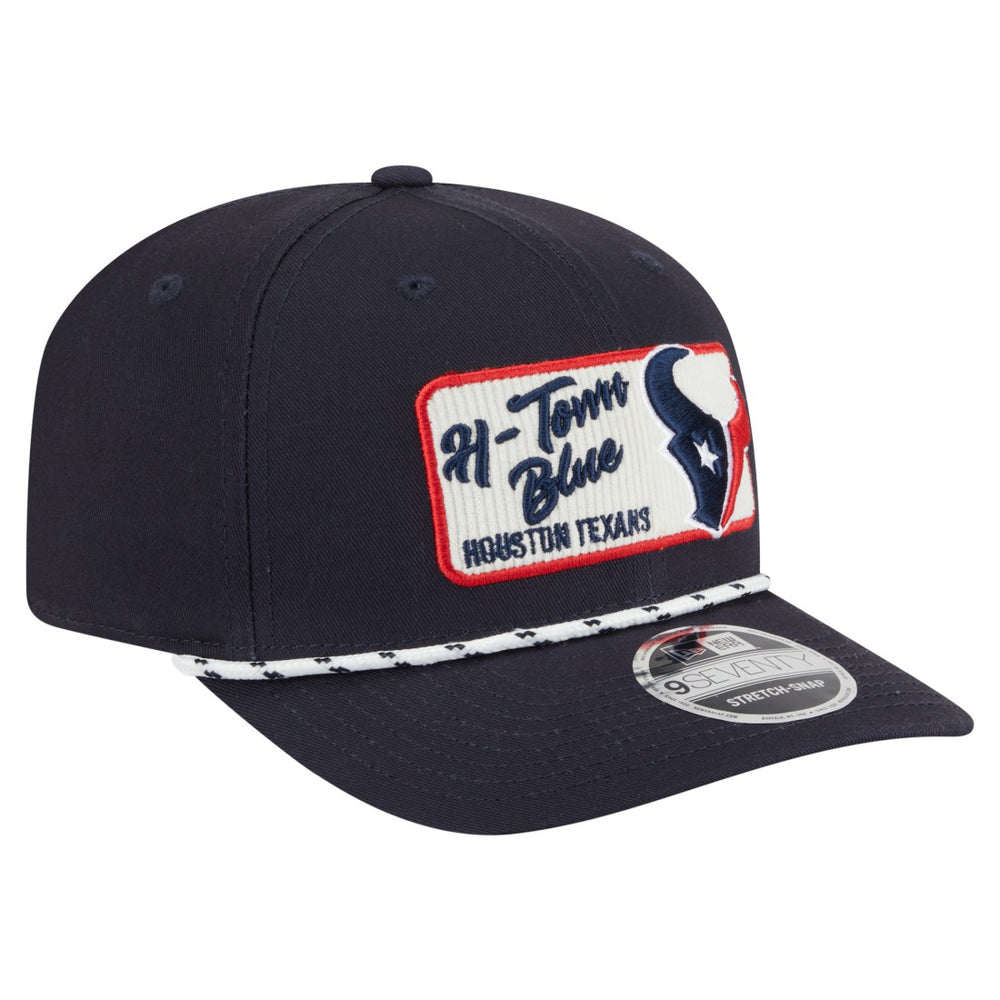 Houston Texans New Era Chant 9SEVENTY Stretch-Snap Hat - Navy on sale
