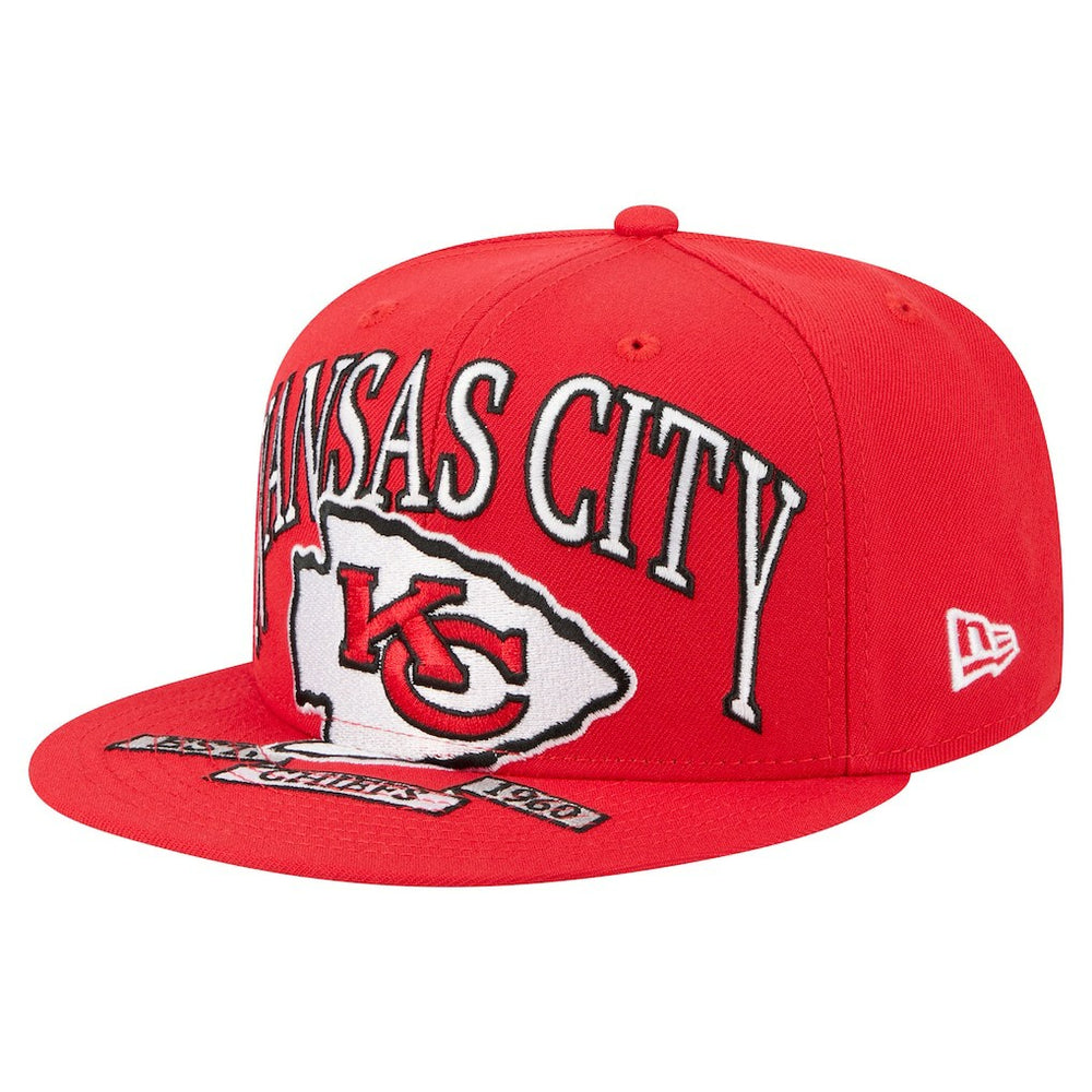 Kansas City Chiefs New Era Oversized 59FIFTY Fitted Hat - Red outlet