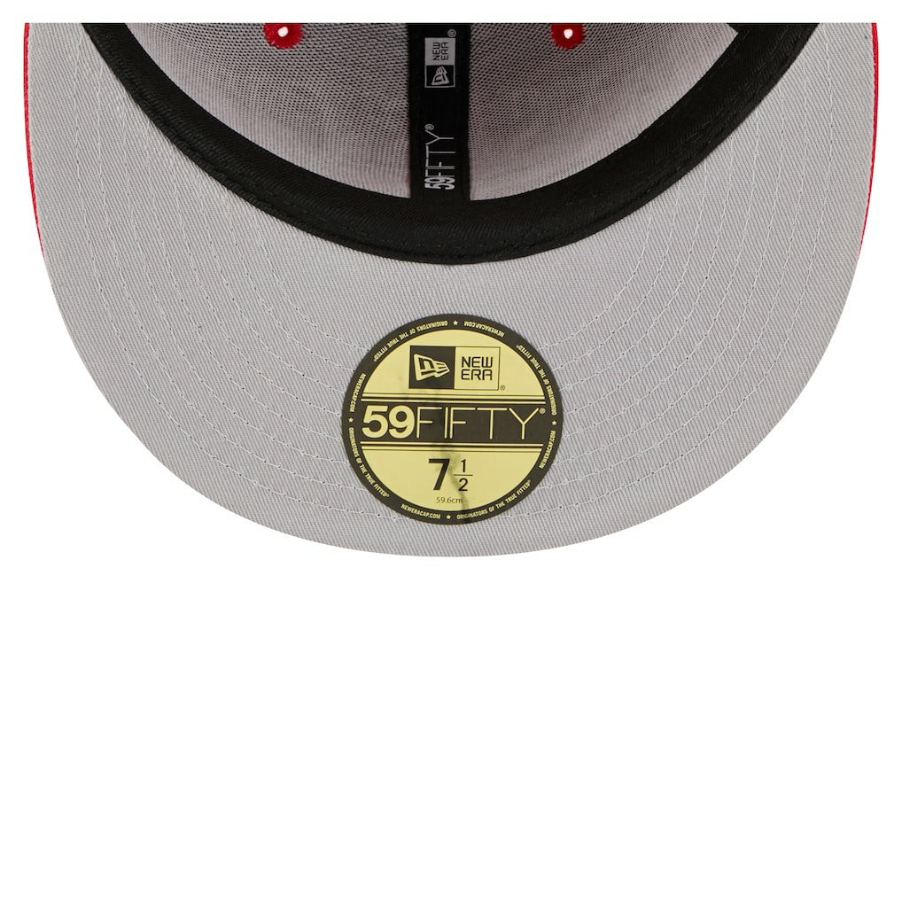 Kansas City Chiefs New Era Oversized 59FIFTY Fitted Hat - Red outlet