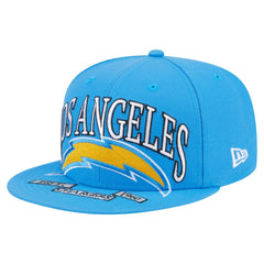 Los Angeles Chargers New Era Oversized 59FIFTY Fitted Hat - Powder Blue sale
