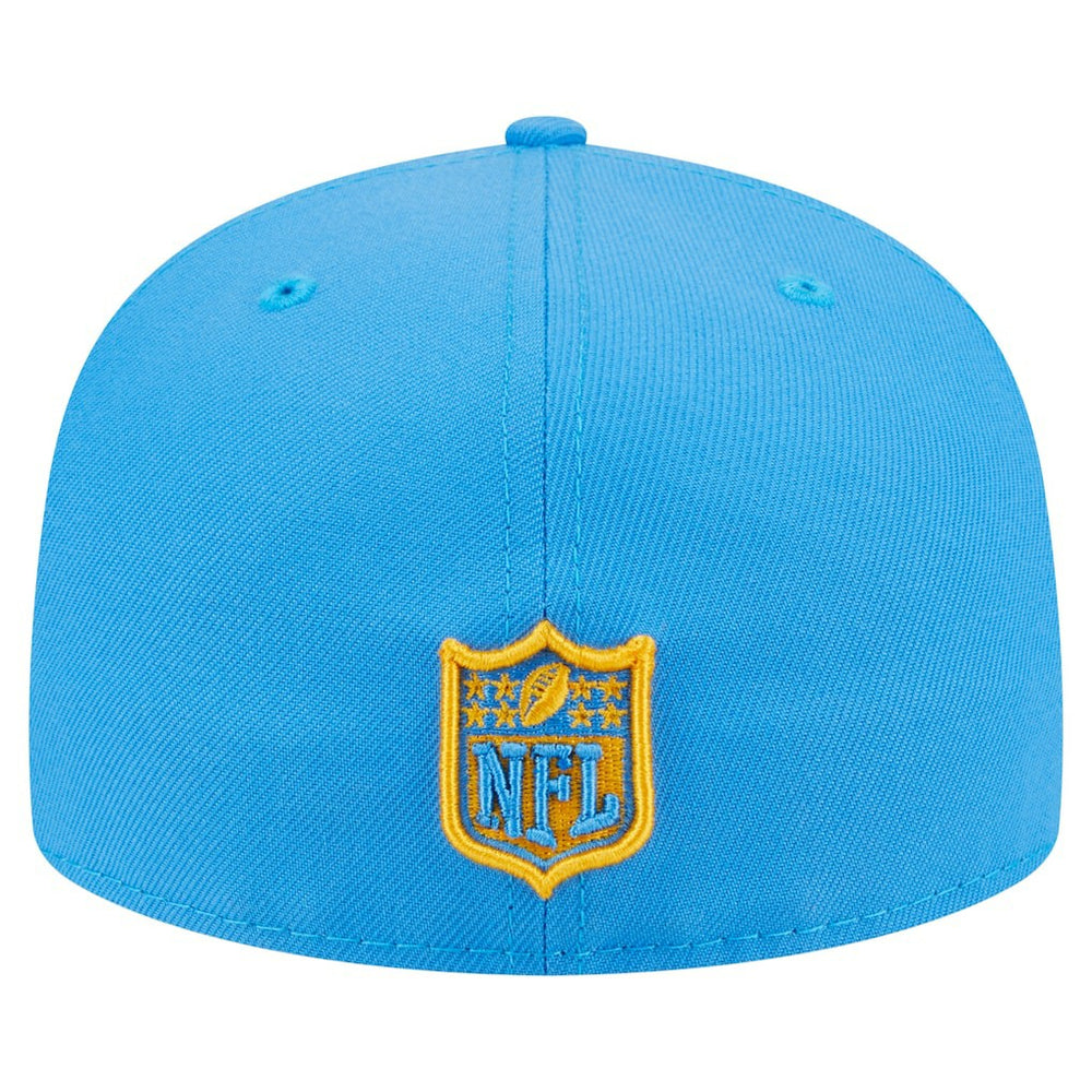 Los Angeles Chargers New Era Oversized 59FIFTY Fitted Hat - Powder Blue sale