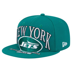 New York Jets New Era Oversized 59FIFTY Fitted Hat - Green for sale